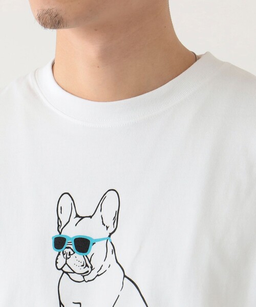 BEAMS T（ビームスティー）の「fLAnsisCA / Print Tshirt 24SS ①（Tシャツ/カットソー・メンズ・ホワイト/ライトブルー・S/M/L/XL）」の12枚目の写真