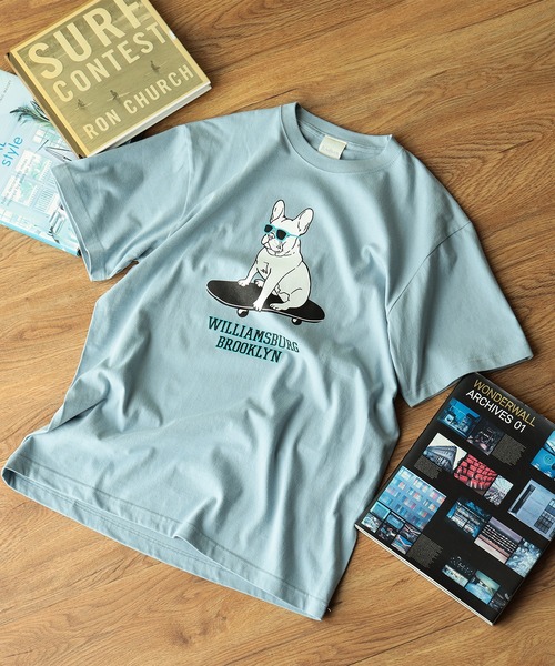 BEAMS T（ビームスティー）の「fLAnsisCA / Print Tshirt 24SS ①（Tシャツ/カットソー・メンズ・ホワイト/ライトブルー・S/M/L/XL）」の15枚目の写真
