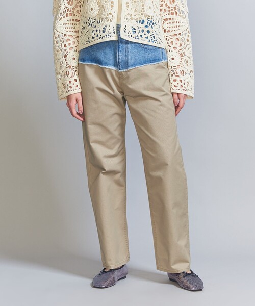 BEAUTY&YOUTH UNITED ARROWS（ビューティーアンドユースユナイテッドアローズ）の「デニム×チノ ストレートパンツ（チノパンツ・レディース・コバルトブルー/ブラック・S/M）」の15枚目の写真