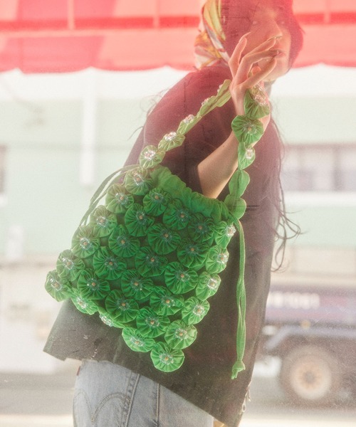 HEY! Mrs ROSE(ヘイ！ミセスローズ)YOYO QUILTバッグ HEY! Mrs ROSE(ヘイ！ミセスローズ)YOYO QUILTバッグ