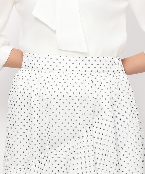 【セール】■2024春夏新作■ランダムティアードドットロングスカート/MM417217（スカート）｜MISCH MASCH（ミッシュマッシュ）