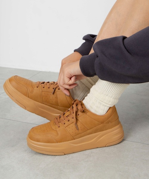 WEGO（ウィゴー）の「WEGO/ベーシックスニーカー（スニーカー・レディース・その他1/ピンク/ホワイト/その他4/その他2/その他3/ブラック/キャメル/ブラウン系その他/グレー系その他・MEDIUM/LARGE/SMALL/X-LARGE）」の5枚目の写真