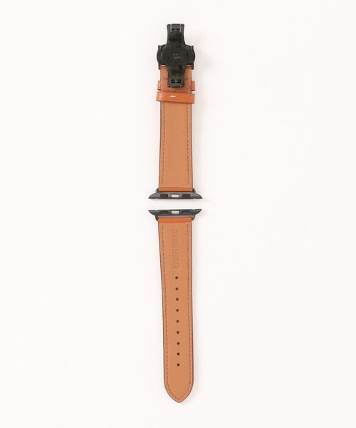 emonique(エモニーク)の「本革イタリアレザー Apple Watch バンド スマートウォッチバンド【38/40/41/42/44/45/49mm対応】(デジタル腕時計・メンズ・ベージュ/ホワイト/ピンク/ライトブラウン/ブラック・42/38)」の10枚目の写真