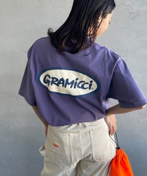 [GRAMICCI/グラミチ] オーバルブランドロゴ バックプリントTシャツ