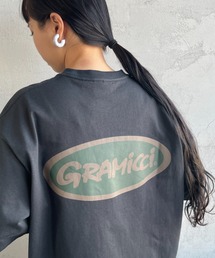[GRAMICCI/グラミチ] オーバルブランドロゴ バックプリントTシャツ