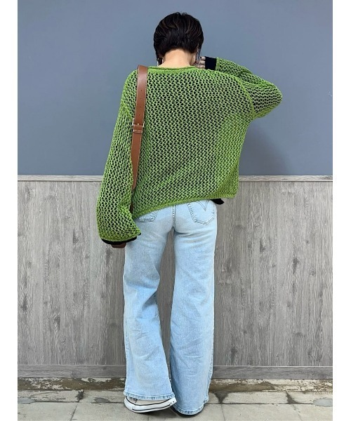 Levi's(リーバイス)の「Levi's(リーバイス)【レディース】RIBCAGEフレア(デニムパンツ・レディース・ライトインディゴブルー・24inch/25inch/26inch/27inch)」の11枚目の写真