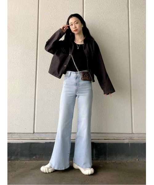 Levi's(リーバイス)の「Levi's(リーバイス)【レディース】RIBCAGEフレア(デニムパンツ・レディース・ライトインディゴブルー・24inch/25inch/26inch/27inch)」の21枚目の写真