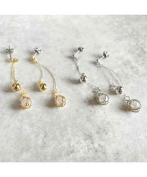 【雨あがりの森】ラップパール・ピアス(MA)