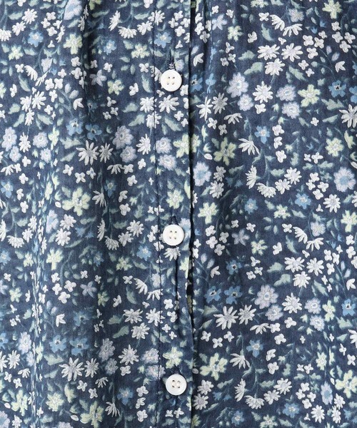 one'sterrace(ワンズテラス)の「綿ローンリップル 花柄ブラウス(シャツ/ブラウス・レディース・アイボリー系8/ネイビー系5/イエロー系8・02)」の13枚目の写真