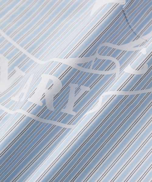 ADAM ET ROPE'（アダムエロペ）の「【UNIFORM/ユニフォーム】エンブレムプリント オーバーサイズ レギュラーカラー シャツ / 吸水速乾 / ユニセックス（シャツ/ブラウス・メンズ・イエロー系その他2/ブルー系その他6/ホワイト系その他3・L/M）」の10枚目の写真