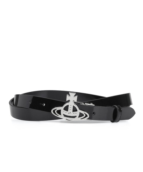 Vivienne Westwood MAN(ヴィヴィアンウエストウッドマン)の「SMALL LINE ORB BUCKLE ベルト【149713 BELT45】(ベルト・メンズ・ブラック/ピンク・FREE)」の2枚目の写真