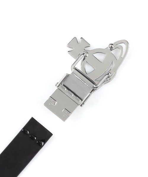 Vivienne Westwood MAN(ヴィヴィアンウエストウッドマン)の「SMALL LINE ORB BUCKLE ベルト【149713 BELT45】(ベルト・メンズ・ブラック/ピンク・FREE)」の4枚目の写真
