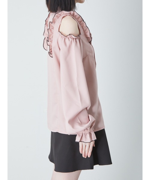 Ank Rouge(アンクルージュ)の「地雷系ブラウス(シャツ/ブラウス・レディース・ブラック/A/ホワイト・M)」の6枚目の写真