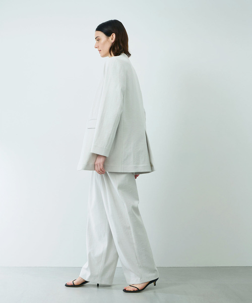 N.O.R.C（ノーク）の「リネンオックスノーカラージャケット