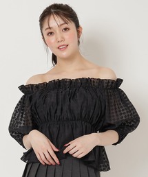 シアーギャザートップス