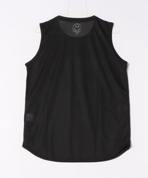 桃chadTODAYFUL メッシュタンクトップ 黒 KIIT（キート）のPINDOT MESH TANKTOP-CHARCOAL（メッシュタンク