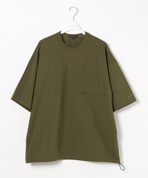 NUMERALS(ヌメラルズ)の「【NUMERALS】ワイドフォルムTシャツ(Tシャツ/カットソー・メンズ・ベージュ/ブラック/カーキ・LARGE/MEDIUM)」の3枚目の写真