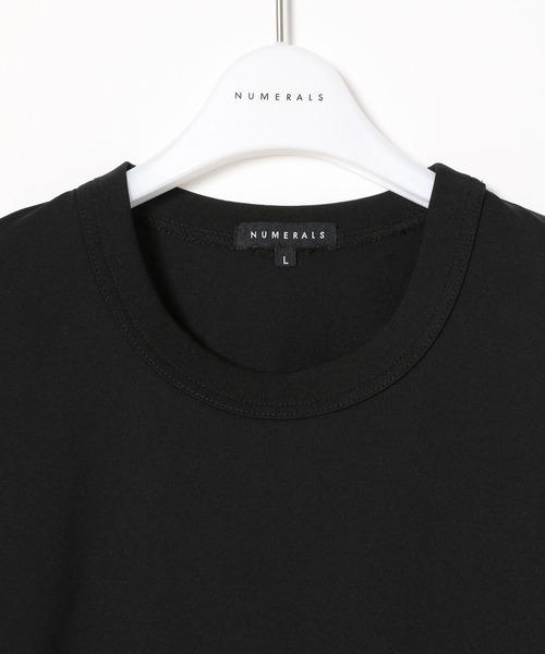 NUMERALS(ヌメラルズ)の「【NUMERALS】ワイドフォルムTシャツ(Tシャツ/カットソー・メンズ・ベージュ/ブラック/カーキ・LARGE/MEDIUM)」の5枚目の写真