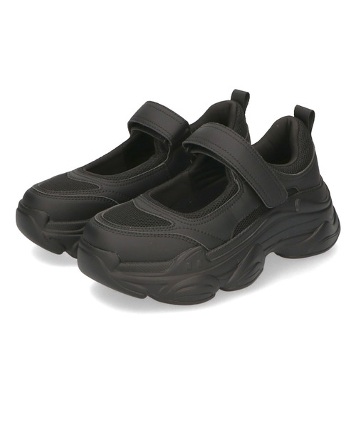 ORiental TRaffic（オリエンタルトラフィック）の「厚底ベルトスニーカー OT3737（スニーカー・レディース・ホワイト/ブラック・36/41/40/39/38/37）」の7枚目の写真