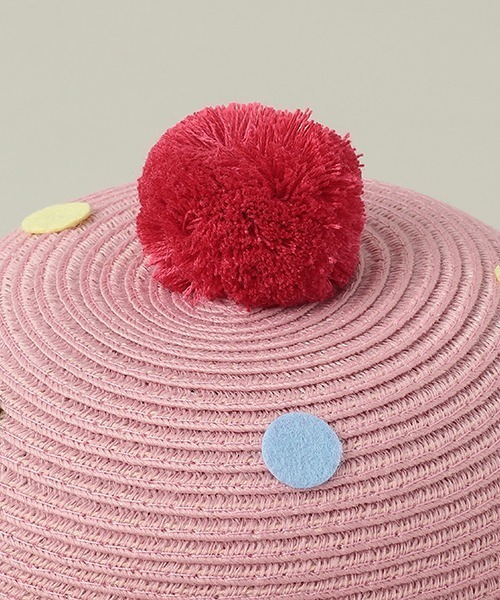 baby cheer（ベイビーチアー）の「ウォッシャブルアイスハット（ハット・キッズ・ピンク/アイボリー・52-54cm/48-50cm/50-52cm）」の8枚目の写真