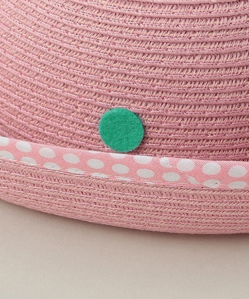 baby cheer（ベイビーチアー）の「ウォッシャブルアイスハット（ハット・キッズ・ピンク/アイボリー・52-54cm/48-50cm/50-52cm）」の7枚目の写真