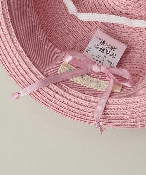 baby cheer（ベイビーチアー）の「ウォッシャブルアイスハット（ハット・キッズ・ピンク/アイボリー・52-54cm/48-50cm/50-52cm）」の6枚目の写真
