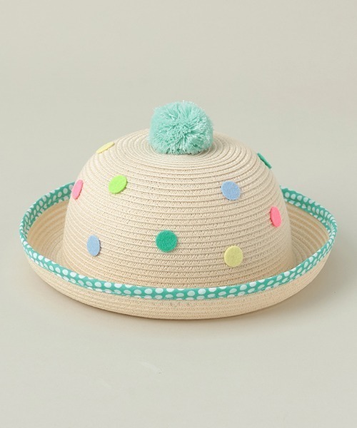 baby cheer（ベイビーチアー）の「ウォッシャブルアイスハット（ハット・キッズ・ピンク/アイボリー・52-54cm/48-50cm/50-52cm）」の17枚目の写真