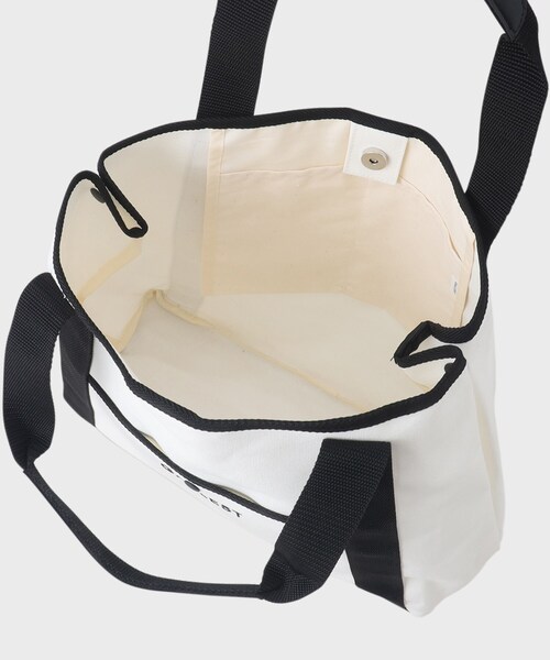 GALLEST（ギャレスト）の「◆キャンバストートバッグ（トートバッグ・レディース・ブラック/オフホワイト・00）」の8枚目の写真