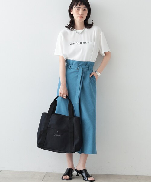 GALLEST（ギャレスト）の「◆キャンバストートバッグ（トートバッグ・レディース・ブラック/オフホワイト・00）」の11枚目の写真