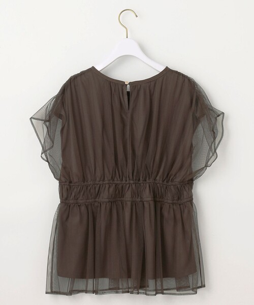 【洗える】チュールペプラム ブラウス(シャツ/ブラウス)|any SiS(エニィスィス) 【洗える】チュールペプラム ブラウス(シャツ/ブラウス)|any SiS(エニィスィス)