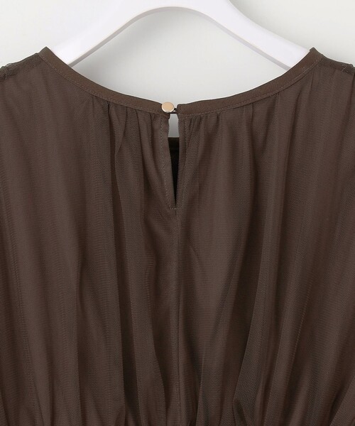 【洗える】チュールペプラム ブラウス(シャツ/ブラウス)|any SiS(エニィスィス) 【洗える】チュールペプラム ブラウス(シャツ/ブラウス)|any SiS(エニィスィス)