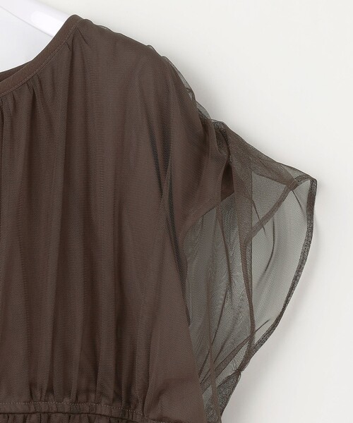 【洗える】チュールペプラム ブラウス(シャツ/ブラウス)|any SiS(エニィスィス) 【洗える】チュールペプラム ブラウス(シャツ/ブラウス)|any SiS(エニィスィス)