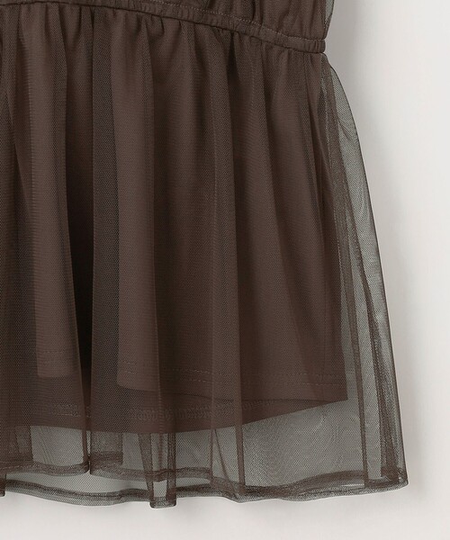 【洗える】チュールペプラム ブラウス(シャツ/ブラウス)|any SiS(エニィスィス) 【洗える】チュールペプラム ブラウス(シャツ/ブラウス)|any SiS(エニィスィス)