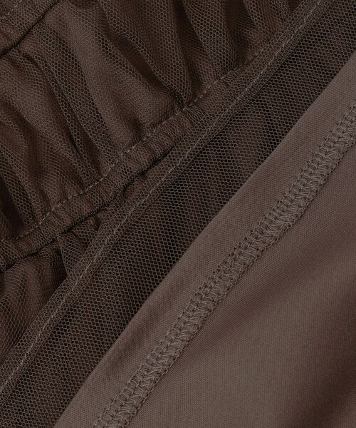 【洗える】チュールペプラム ブラウス(シャツ/ブラウス)|any SiS(エニィスィス) 【洗える】チュールペプラム ブラウス(シャツ/ブラウス)|any SiS(エニィスィス)