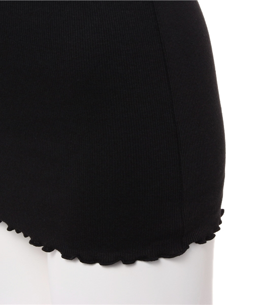 one after another NICE CLAUP（ワンアフターアナザーナイスクラップ）の「【ナイスクラップ】フリルテレコランニング（キャミソール・レディース・アイボリー/ピンクベージュ/ボルドー/カーキ/ブラック・FREE）」の9枚目の写真