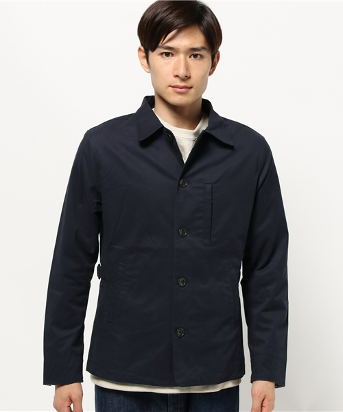 SHIPS（シップス）の「SCO: SHIPS（シップス） ツイル カバー ジャケット 15FW（ブルゾン・メンズ・ピンクゴールド/オリーブ/ネイビー/マスタード/ライトオリーブ・MEDIUM/LARGE/SMALL/X-LARGE）」の6枚目の写真