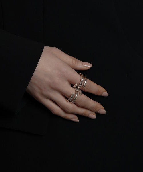 ISOLATION（アイソレーション）の「【ISOLATION / アイソレーション】Silver925 Spring Ring / シルバー925 スプリングリング（リング・レディース・ゴールド・#13/#11）」の8枚目の写真