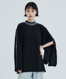 TOGA | 【TOGA PULLA/トーガプルラ】Code pique jersey top/カットソー(Tシャツ/カットソー)