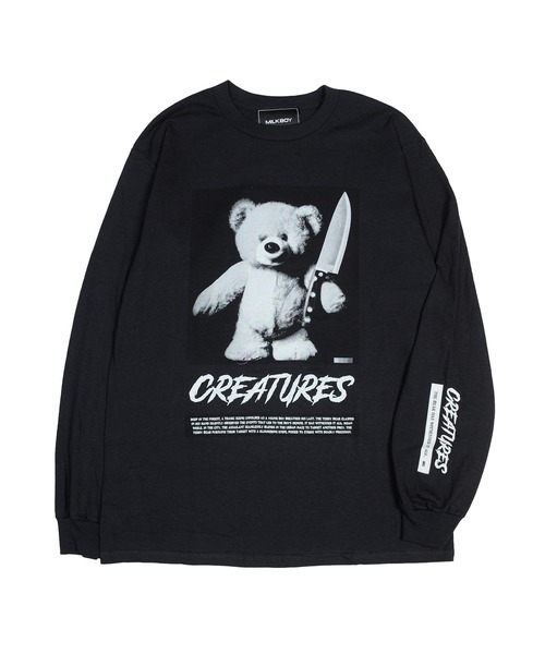 MILKBOY(ミルクボーイ)の「KNIFE BEAR L.S. Tシャツ(Tシャツ/カットソー・レディース・B/A/C・M/XL)」の3枚目の写真