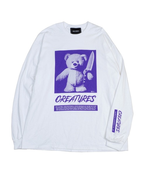 MILKBOY(ミルクボーイ)の「KNIFE BEAR L.S. Tシャツ(Tシャツ/カットソー・レディース・B/A/C・M/XL)」の4枚目の写真