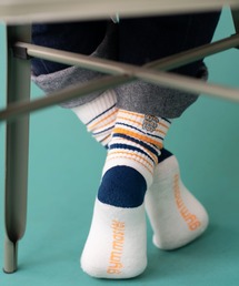gym master（ジムマスター）の「gymmaster刺繍マルチボーダーソックス（ソックス/靴下・レディース）」