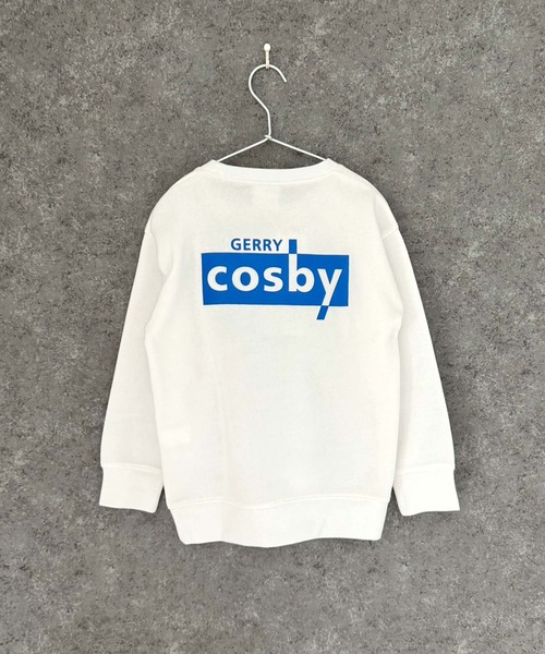 Gerry Cosby（ジェリーコスビー）の「GERRY COSBY コスビー オーバーサイズ 裏起毛トレーナー（スウェット・キッズ・オフホワイト/杢グレー/ヘザーチャコール/ブラック系その他/ホワイト系その他2/チャコールグレー/ブラック系その他3/ブラック/ブラック系その他2/ホワイト系その他/ホワイト系その他3/グリーン/ネイビー/グリーン系その他/ベージュ/ブルー系その他・110cm/120cm/130cm/140cm/150cm/160cm）」の17枚目の写真