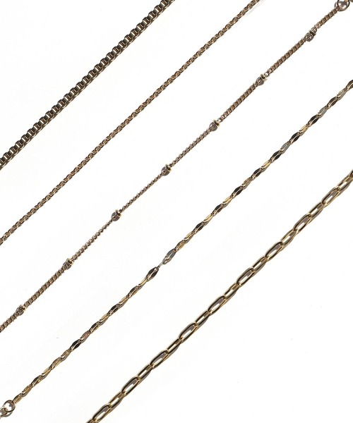 abaskdesign（アバスクデザイン）の「金属アレルギー対応 選べる5タイプ 華奢チェーンステンレスブレスレット（ブレスレット・レディース・ゴールド系その他3/ゴールド系その他2/シルバー/シルバー系その他4/シルバー系その他3/シルバー系その他2/ゴールド系その他/シルバー系その他/ゴールド/ゴールド系その他4・D/C/A/E/B）」の11枚目の写真