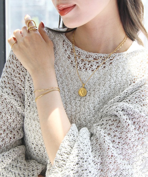 abaskdesign（アバスクデザイン）の「金属アレルギー対応 選べる5タイプ 華奢チェーンステンレスブレスレット（ブレスレット・レディース・ゴールド系その他3/ゴールド系その他2/シルバー/シルバー系その他4/シルバー系その他3/シルバー系その他2/ゴールド系その他/シルバー系その他/ゴールド/ゴールド系その他4・D/C/A/E/B）」の12枚目の写真