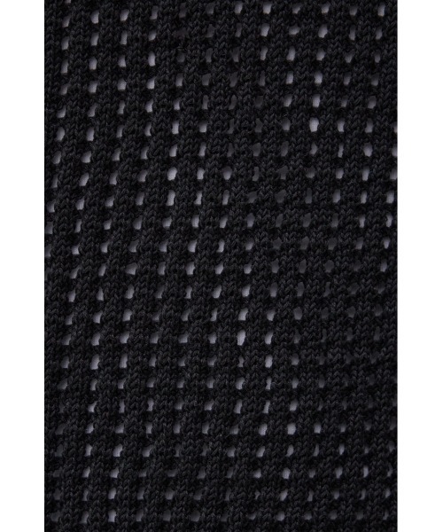 AZUL by moussy（アズールバイマウジー）の「透かし編みニットベスト（ベスト・メンズ・グレー/ブラック・FREE）」の12枚目の写真