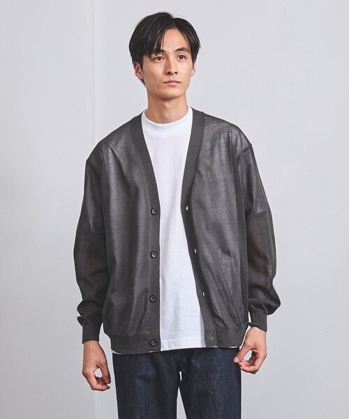 UNITED ARROWS レースモチーフシアーカーディガン UNITED ARROWS レースモチーフシアーカーディガン レース