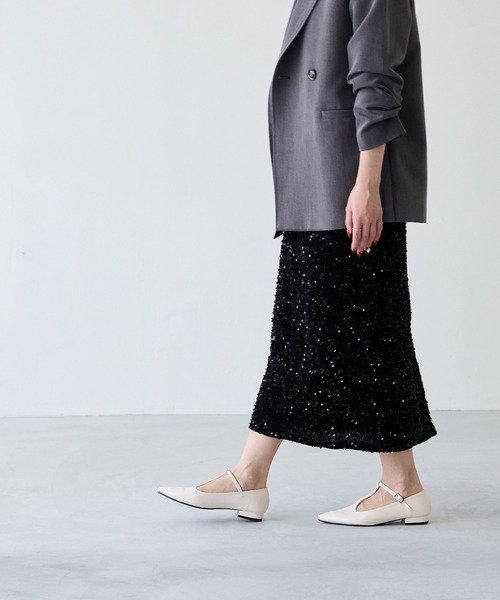 menue(メヌエ)の「華奢見え 細Tストラップ ポインテッドトゥパンプス(パンプス・レディース・アイボリー/シルバー/ブラック・21.5cm/22.0cm/24.5cm/25.5cm/23.0cm/24.0cm/25.0cm/26.0cm/22.5cm/23.5cm)」の13枚目の写真