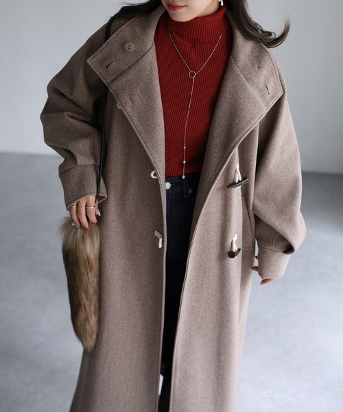 ダッフルコート　茶系　マーガレットハウエル ダッフルコート　ロング丈 MARGARET HOWELL（マーガレットハウエル）｜ダッフルコート一覧