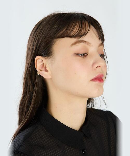 To b. by agnes b.（トゥービーバイアニエスベー）の「ハート イヤーカフ（イヤリング・レディース・ゴールド・FREE）」の8枚目の写真
