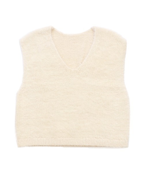 select MOCA（セレクトモカ）の「シャギーVネックベスト（ベスト